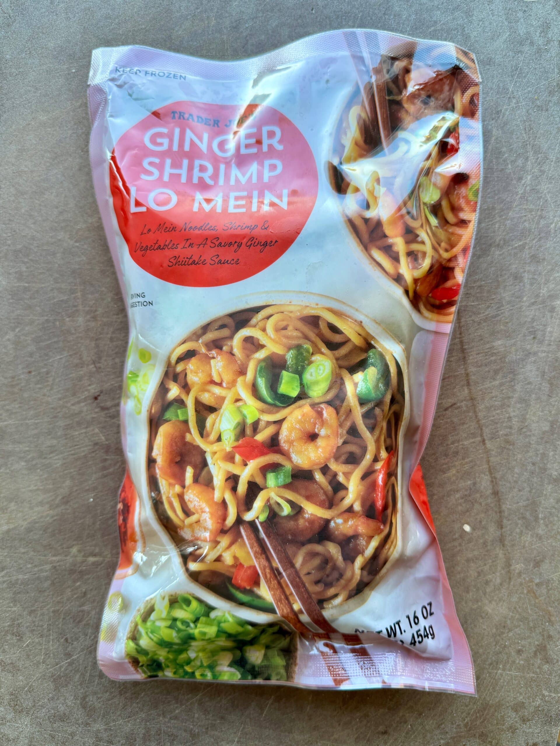 Trader Joe's Shrimp and Ginger Lo Mein