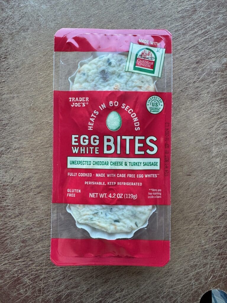 Trader Joe's egg white bites unexpected cheddar