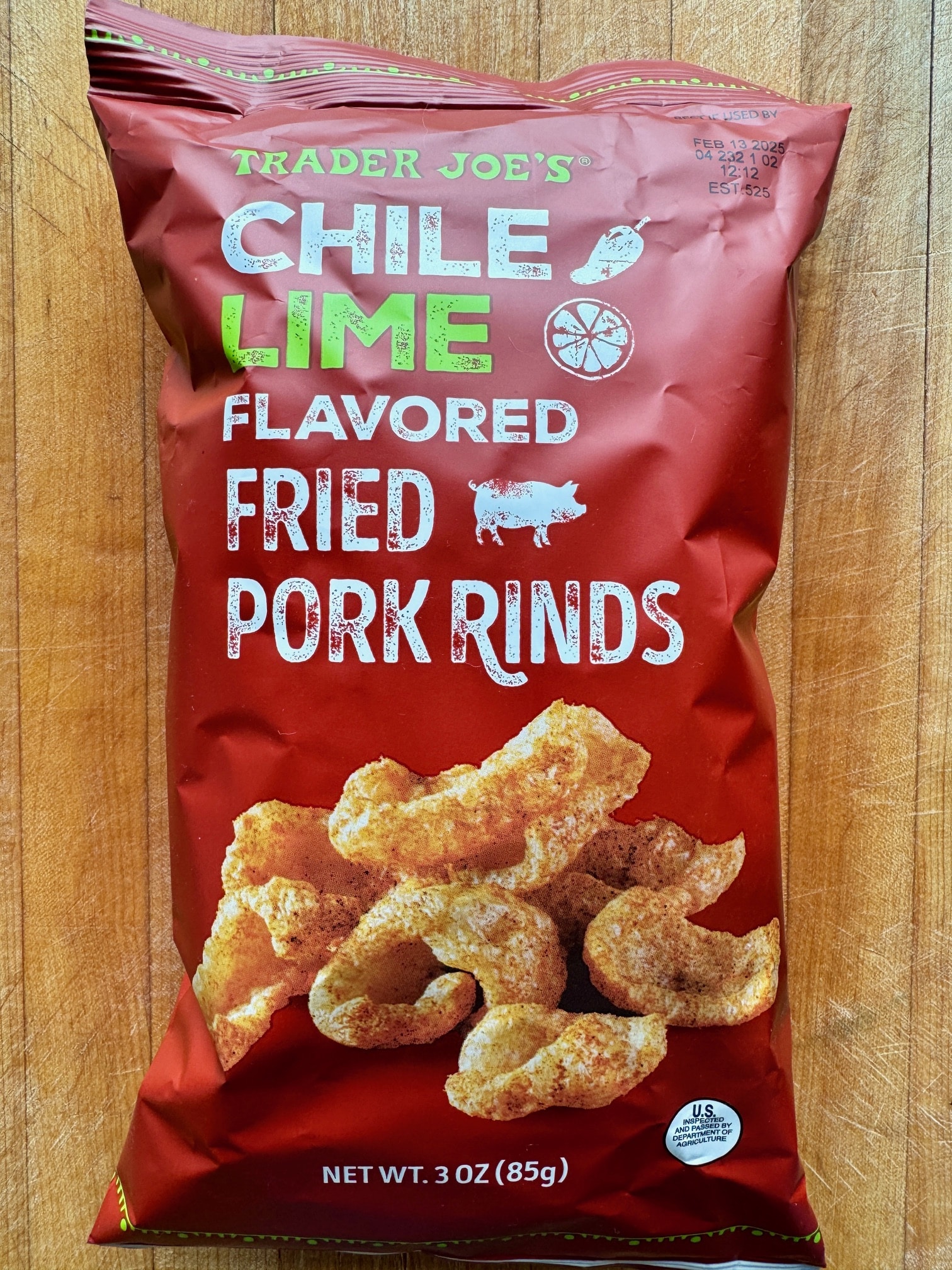 Trader Joe's Chili Lime Fried Pork Rinds