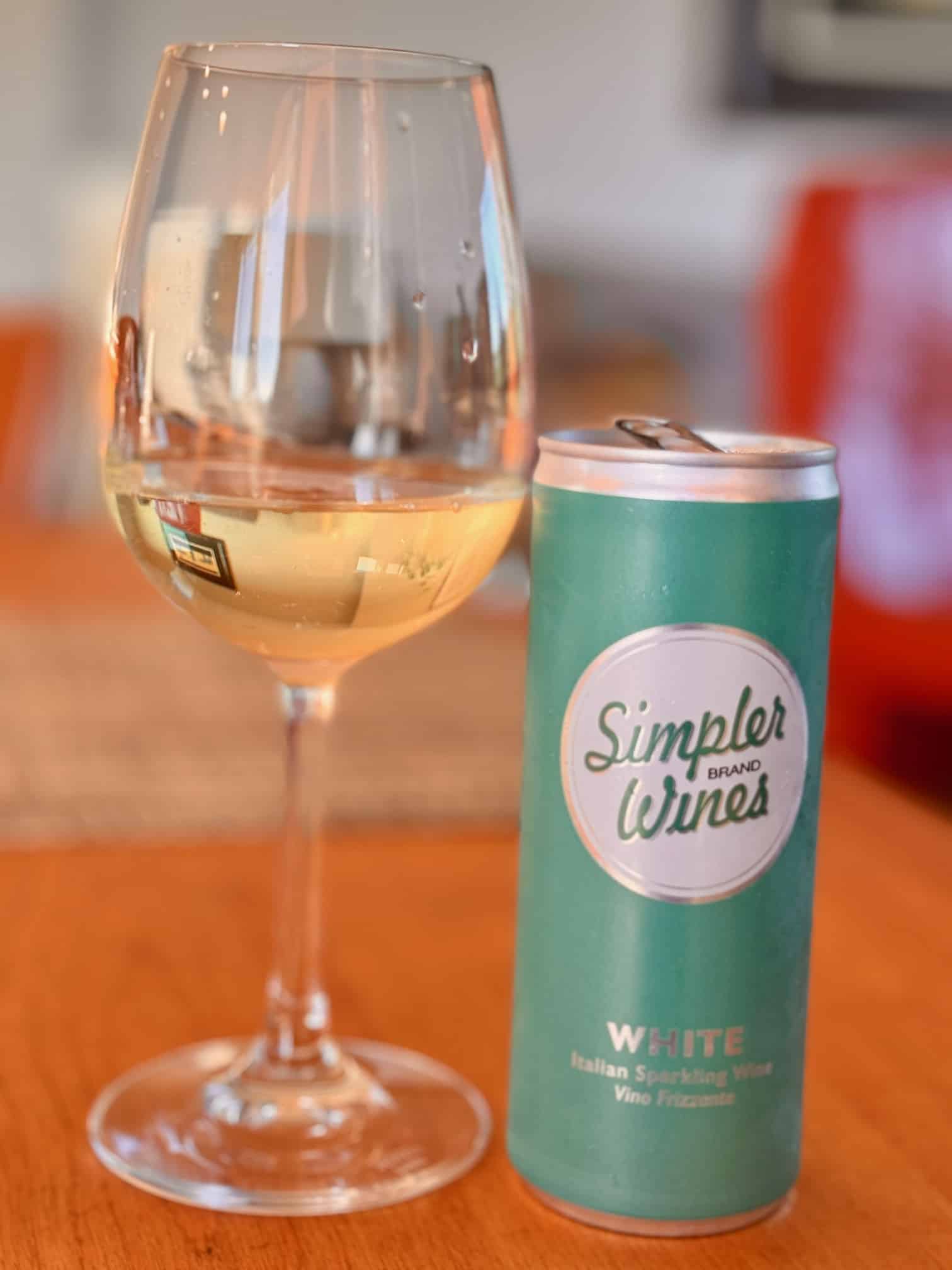 White Trader Joe's Simpler Wine