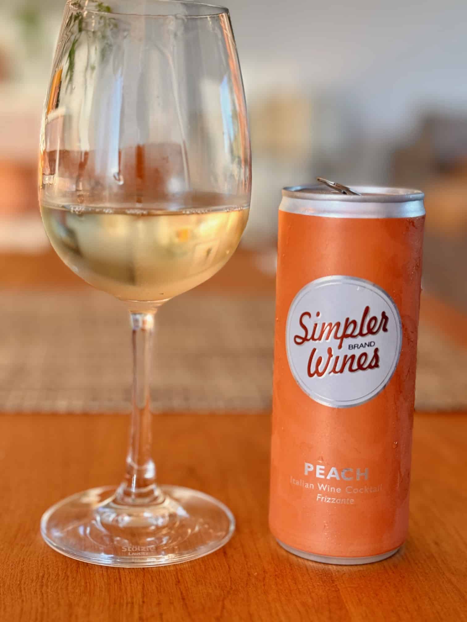 Trader Joe's Simpler Wine Peach Flavored