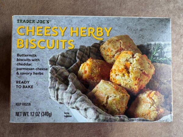 Trader JOe's cheesy herby biscuits
