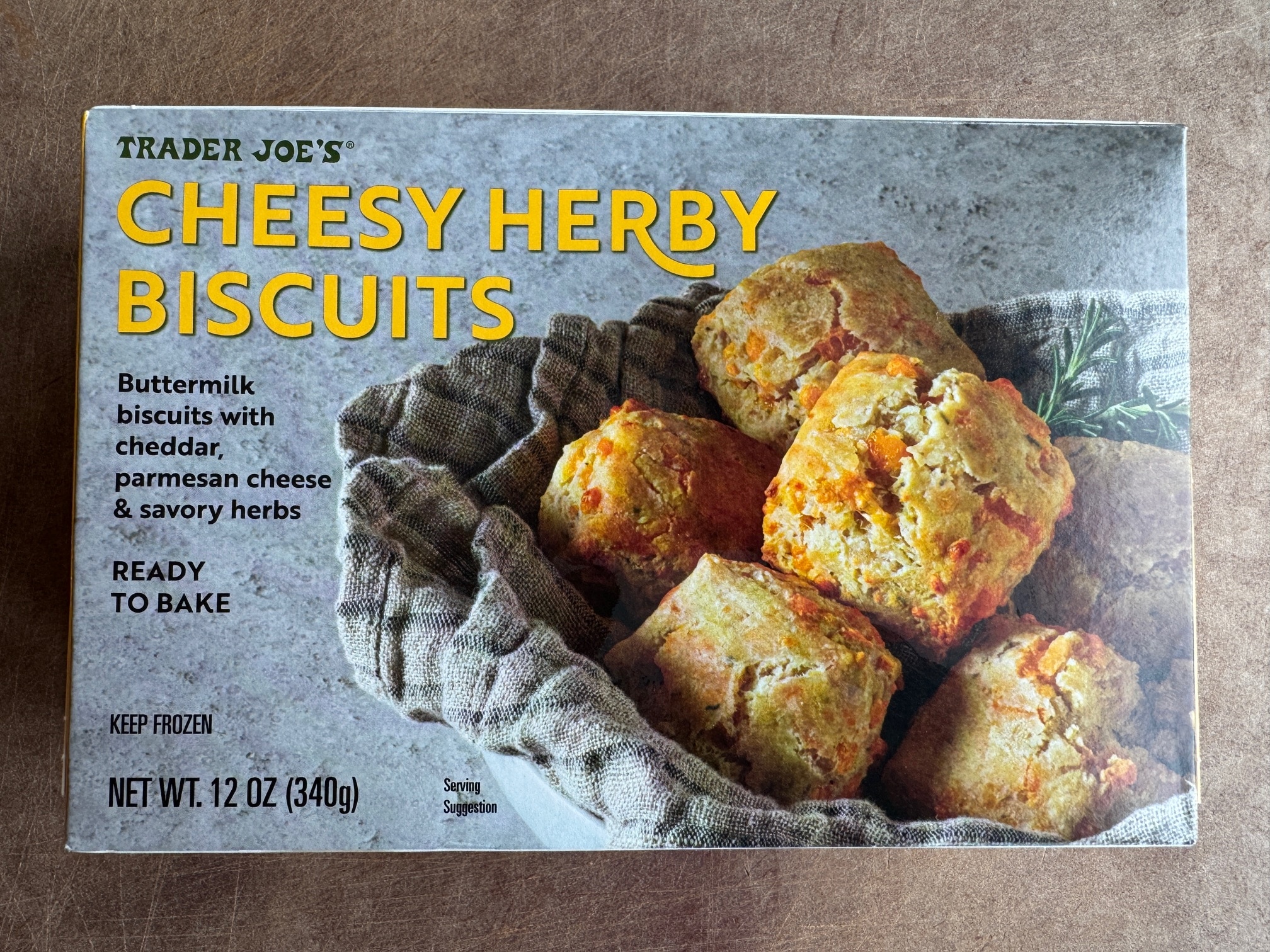 Trader JOe's cheesy herby biscuits