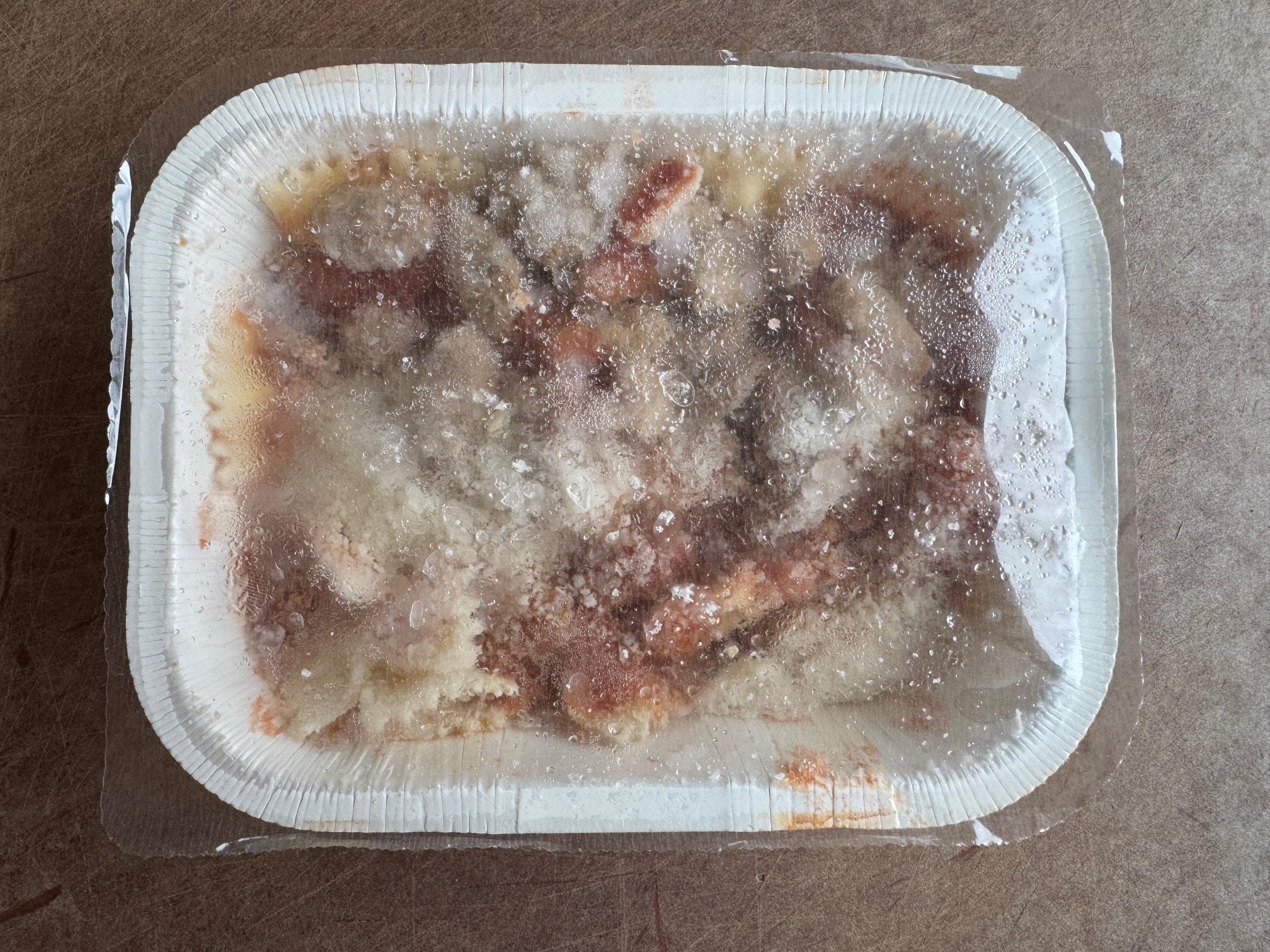 Trader Joe's Spicy Pasta Farfalle with chicken sausage frozen