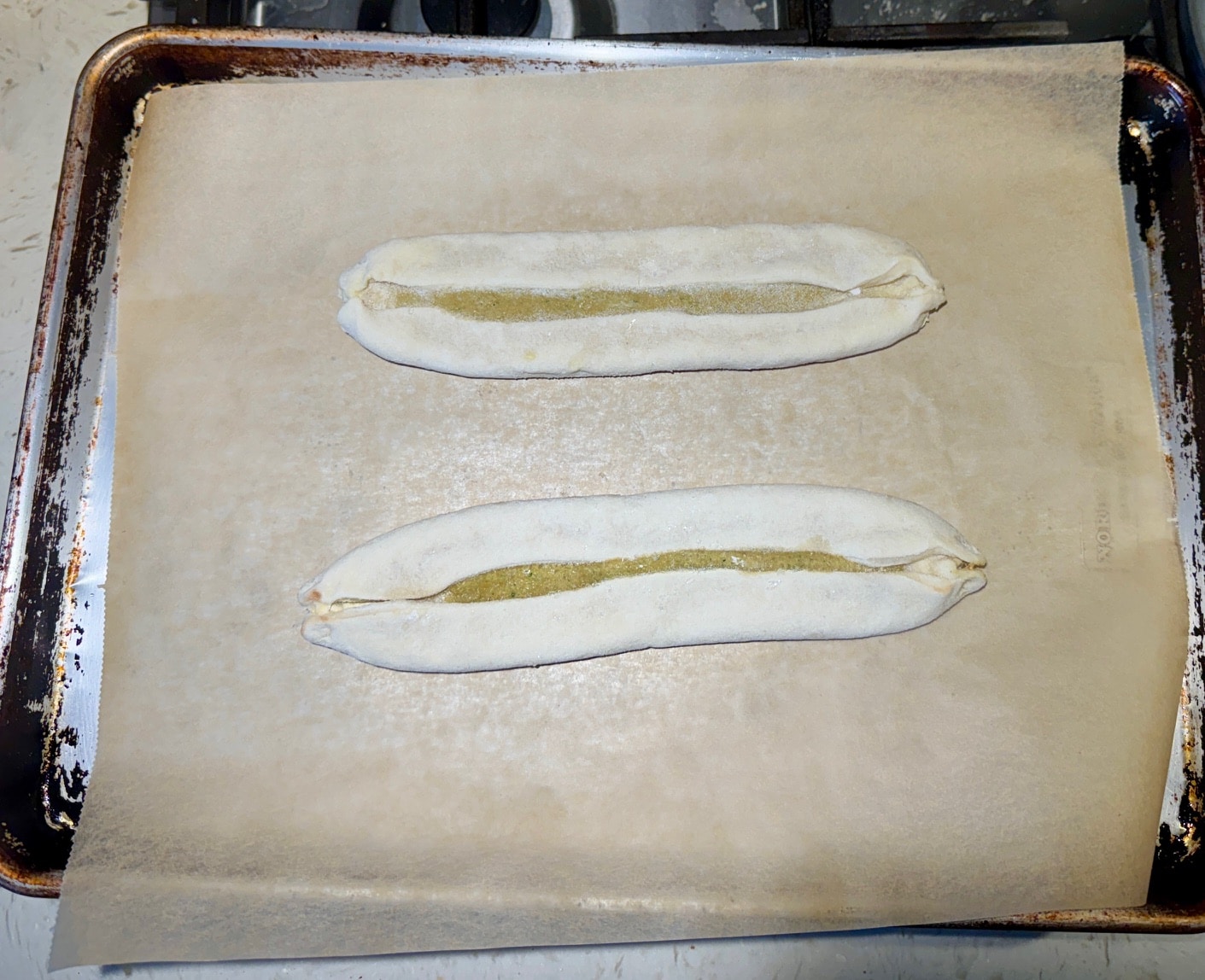 Trader Joe's Garlic Gondolas frozen ready to bake