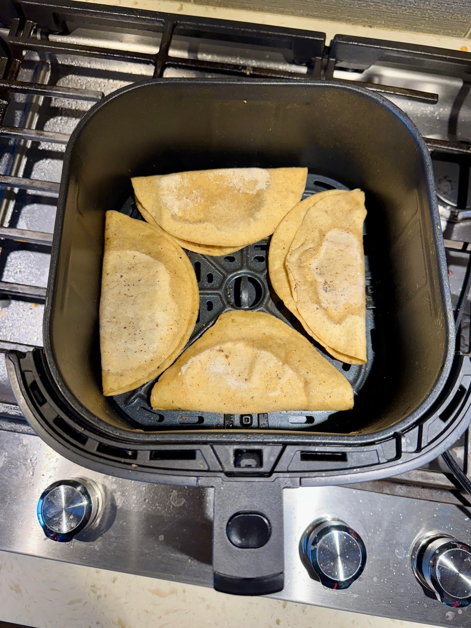 Trader Joe's Potato Poblano tacos air fryer