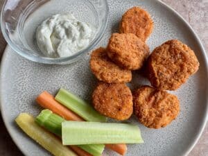 Trader Joe's Spicy Chicken Nuggets cooked