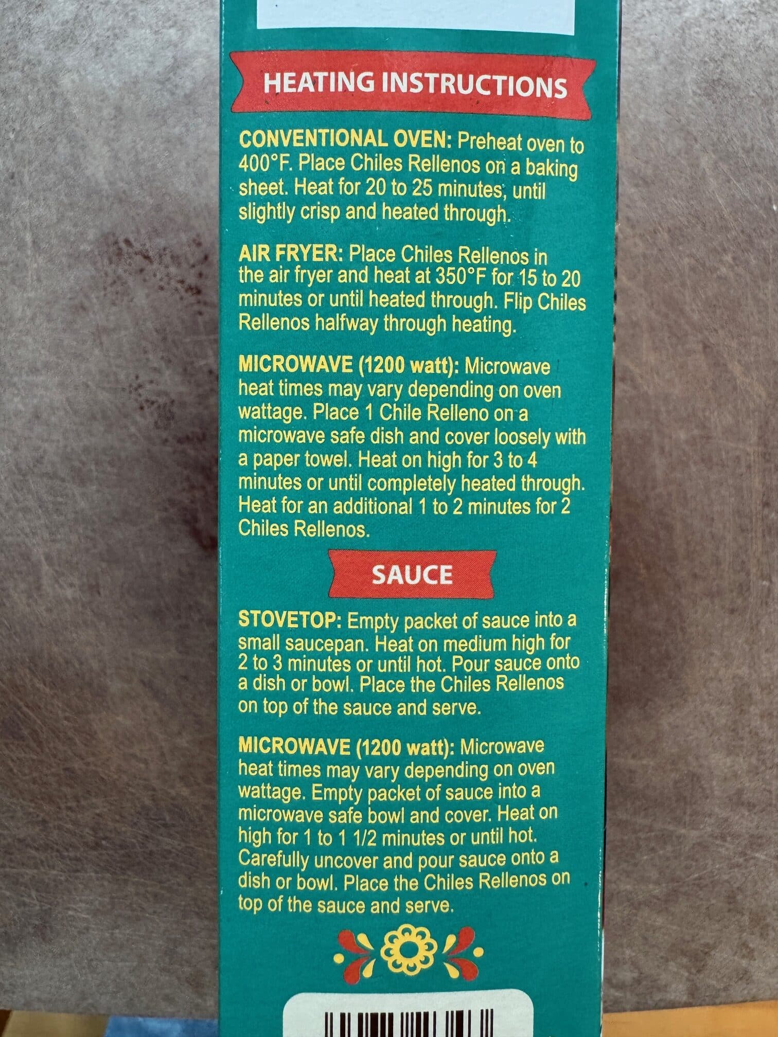 How to cook Trader Joe's Chiles Rellenos