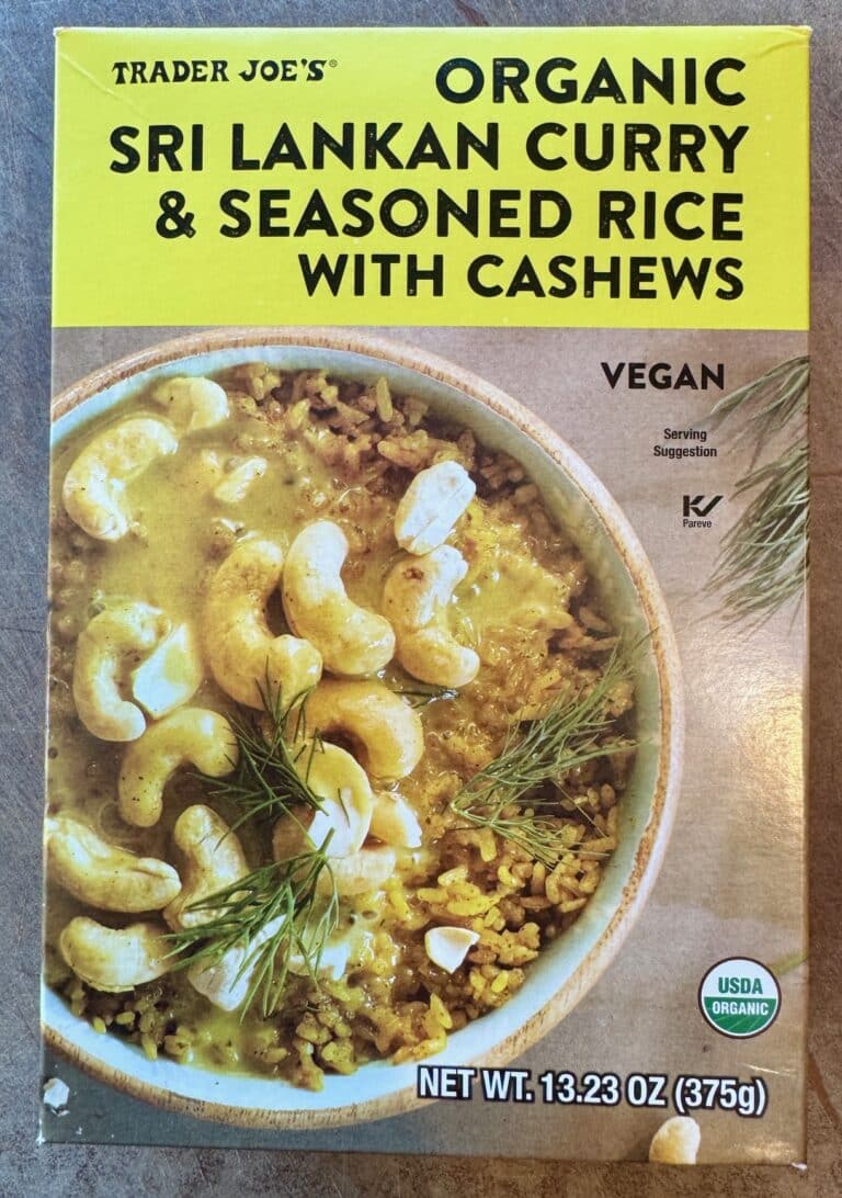 Trader Joe's Vegan Sri Lankan Curry