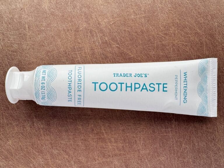 Trader Joe’s Peppermint Fluoride-Free Toothpaste vs. Colgate Total: A ...