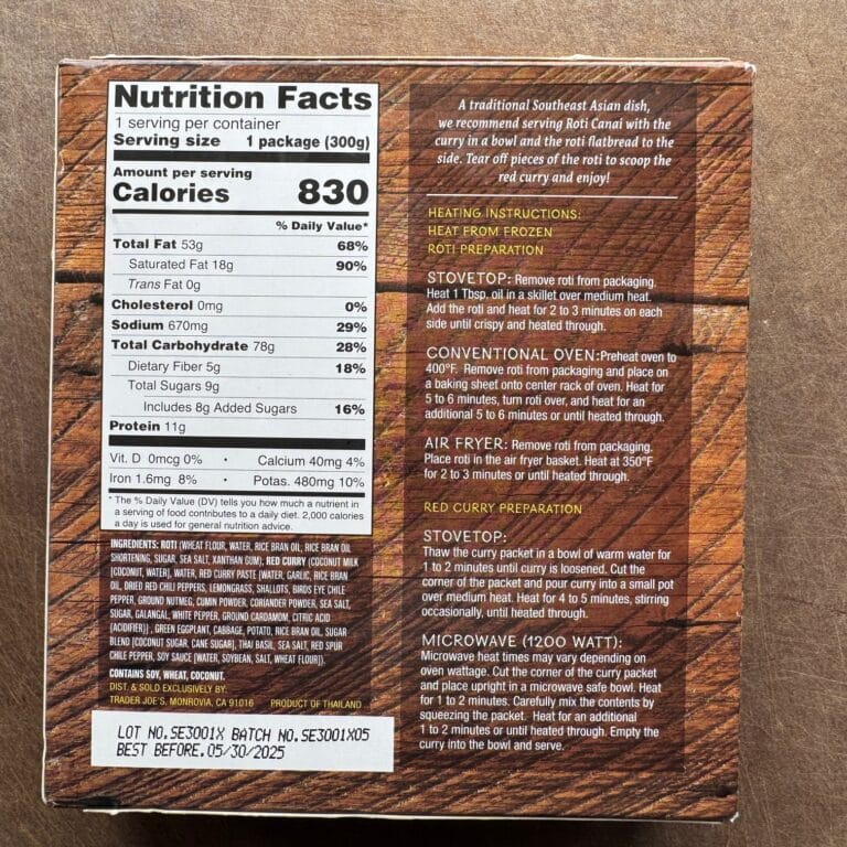 Trader Joe Roti My Mixed Feelings About Trader Joe's Thai Roti Red Curry: The Vegan ...