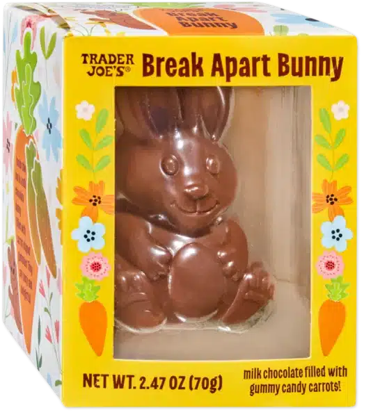 Trader Joe's break apart easter chocolate bunny