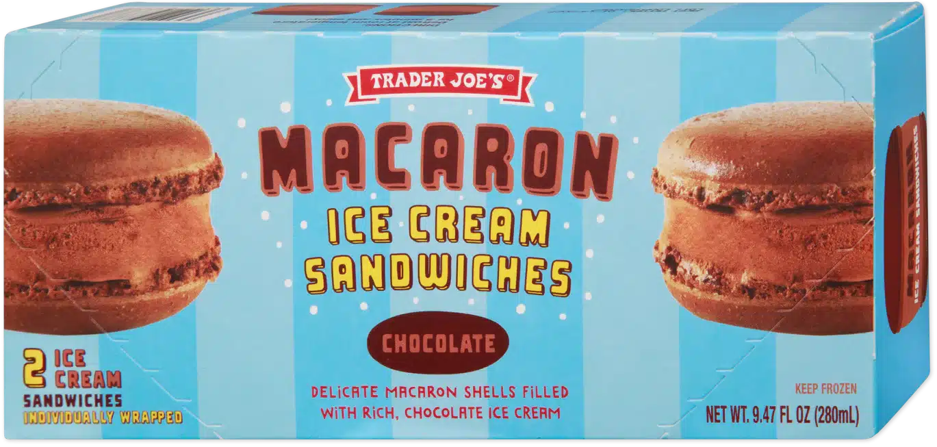 Trader Joes Macaron Ice Cream Sandwich