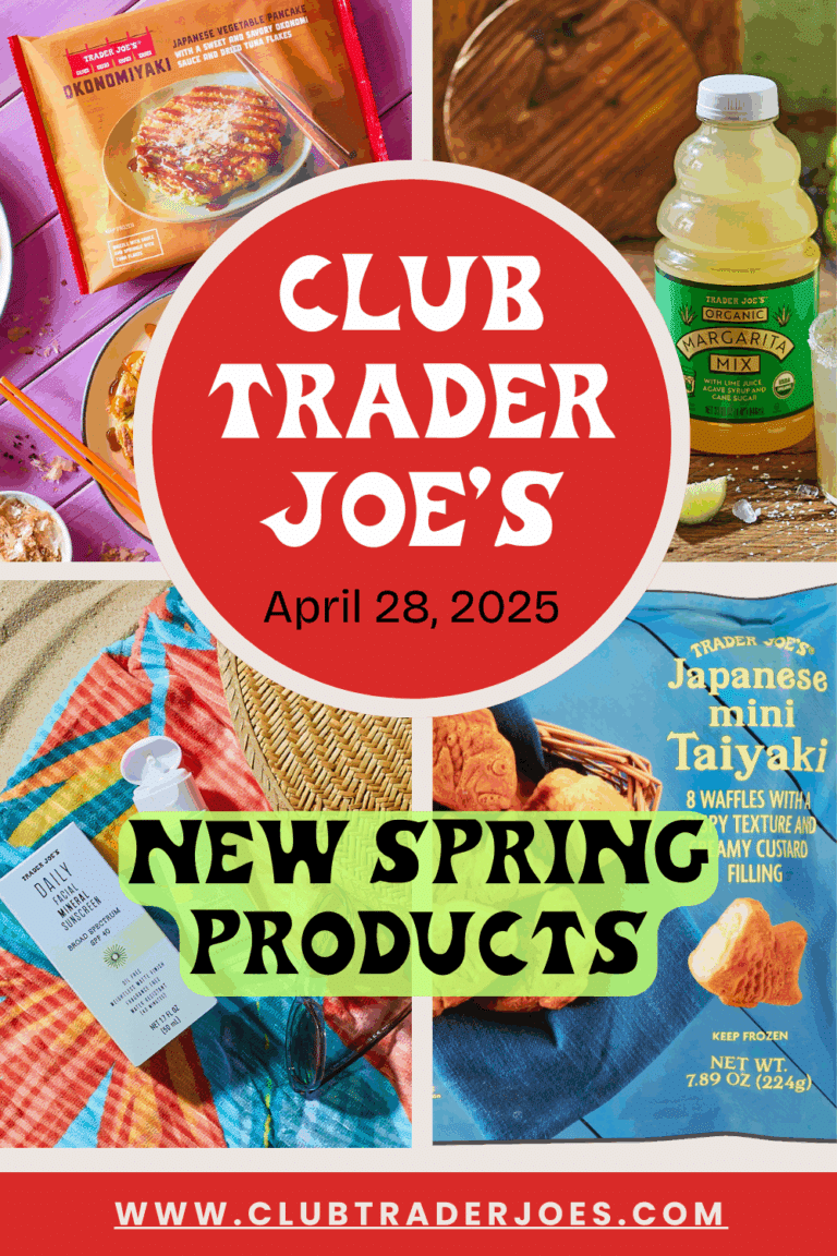 Trader Joe's New Spring Products April 28th 2025