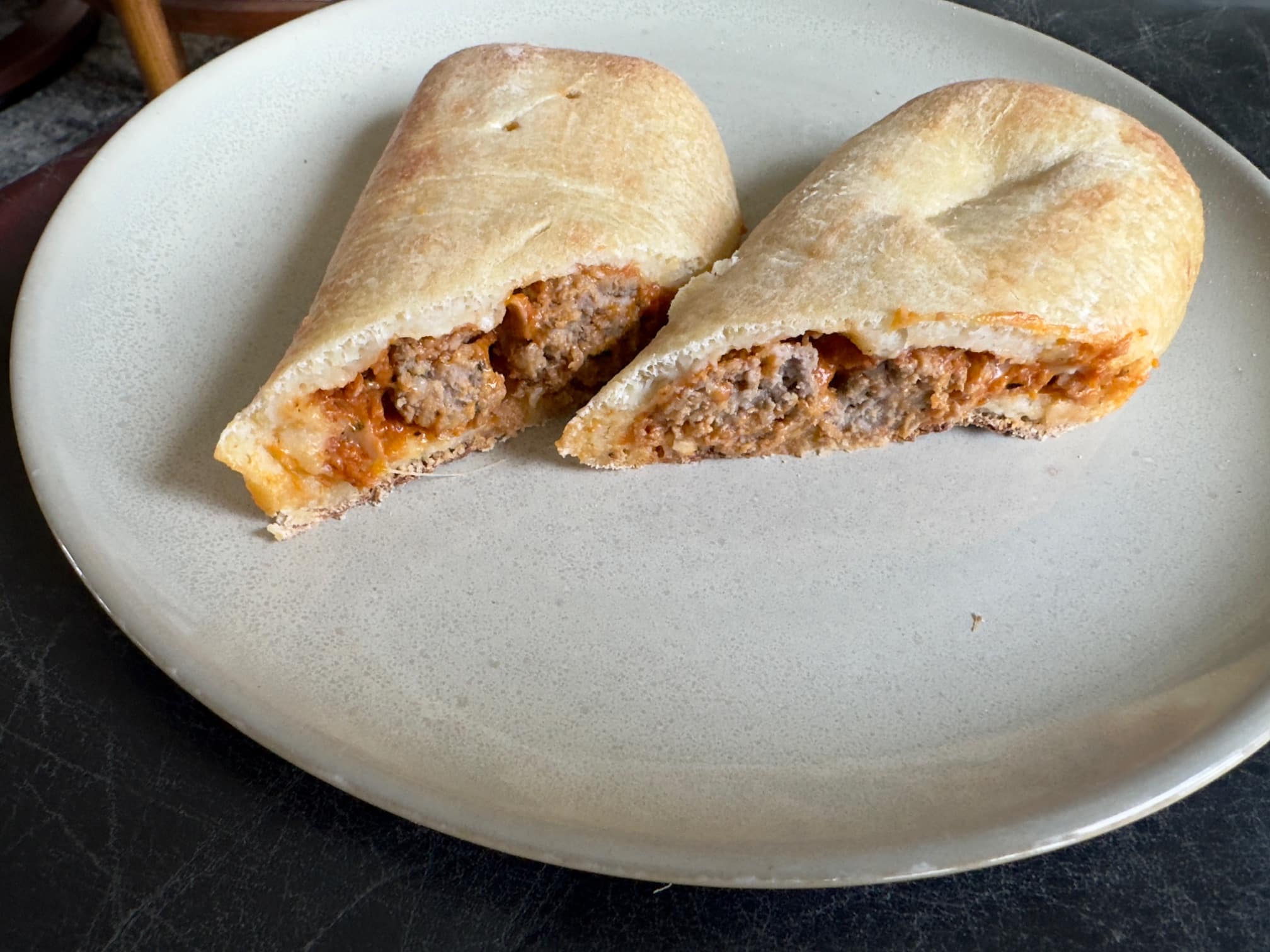 Trader Joe's Meatball Calzone 