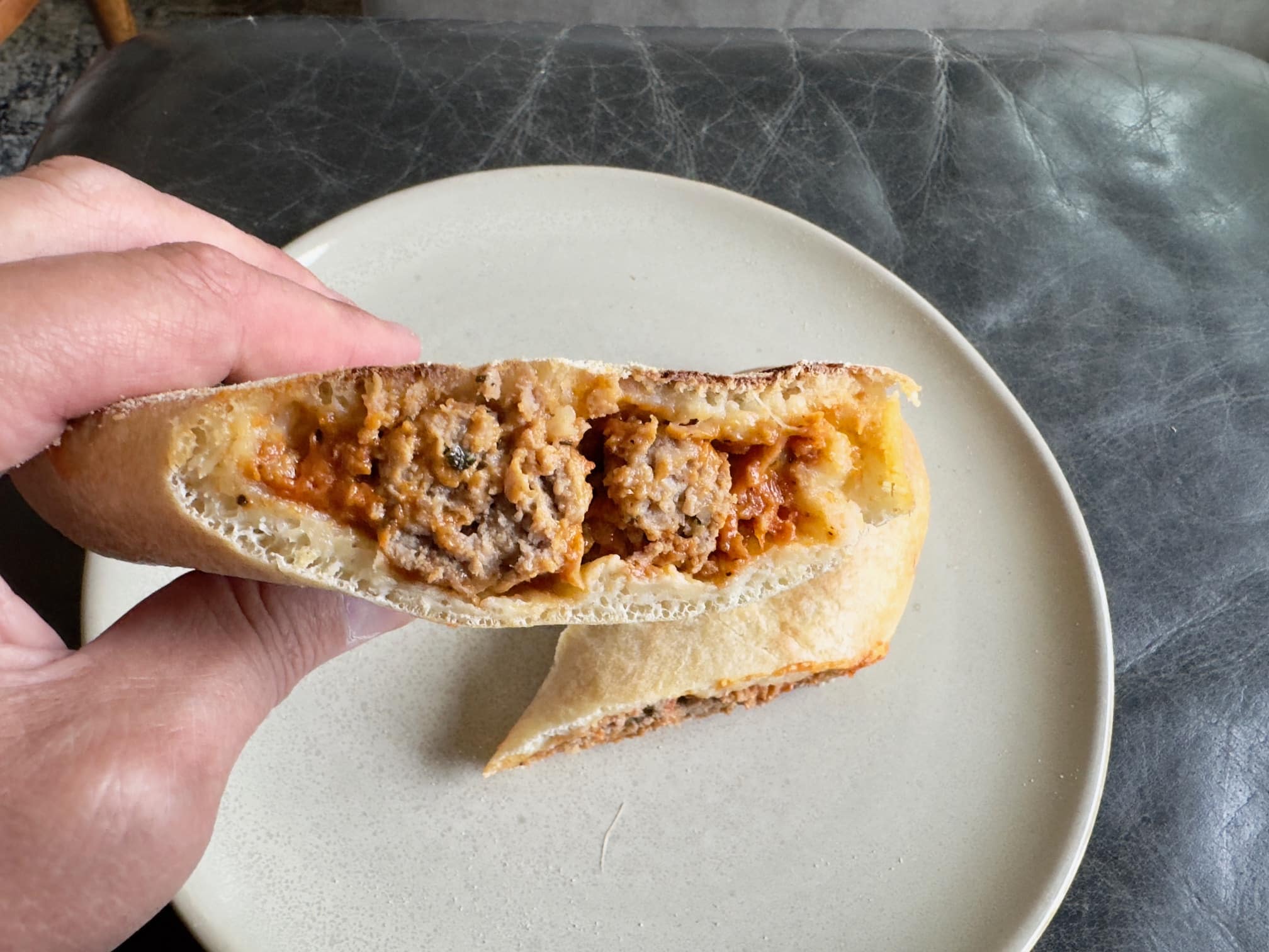 Trader Joe's Meatball Calzone 