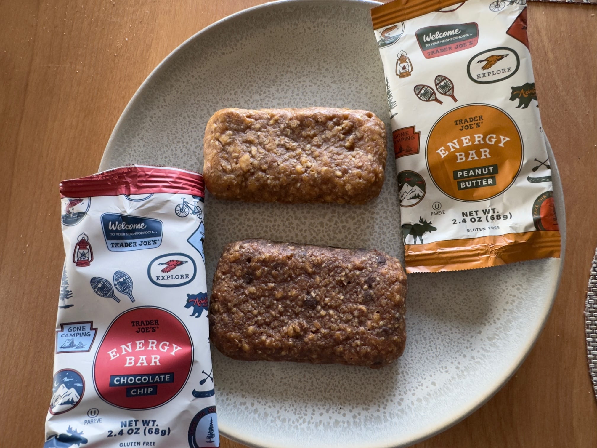 Trader Joe's Energy Bars out of package