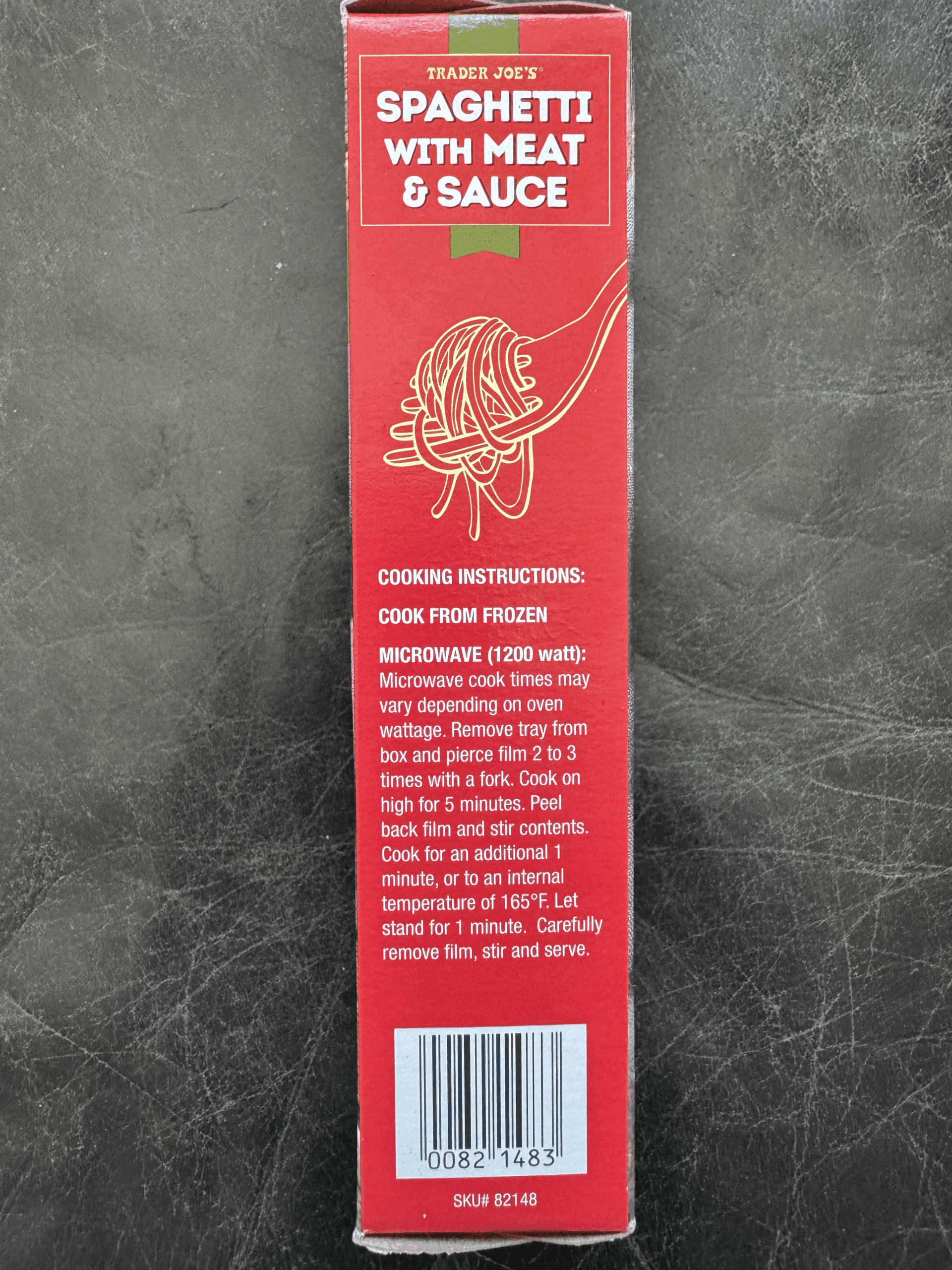 Trader Joe's Spaghetti and Meat Sauce directions