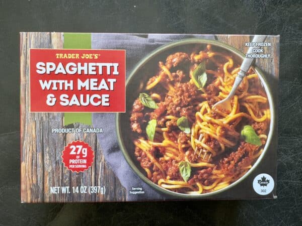 Trader Joe's Spaghetti and Meat Sauce review