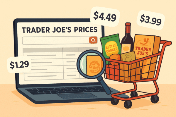 A comprehensive list of Trader Joe's Product Prices