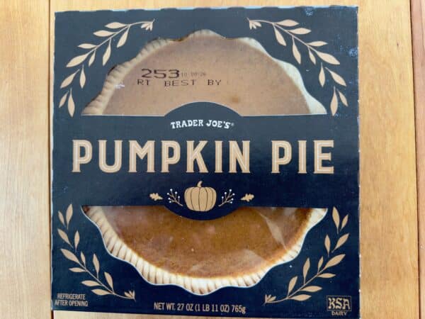Trader Joe's Pumpkin Pie Box