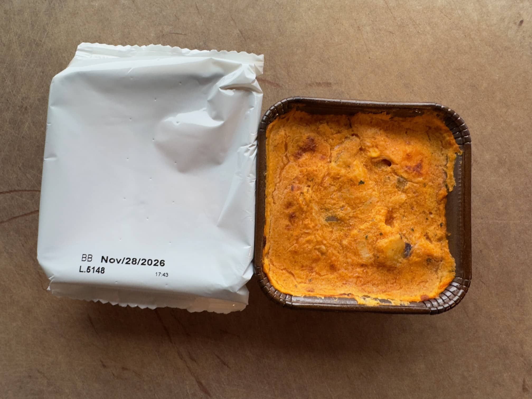 Trader Joe's Three Cheese Pasta and Eggplant two dishes