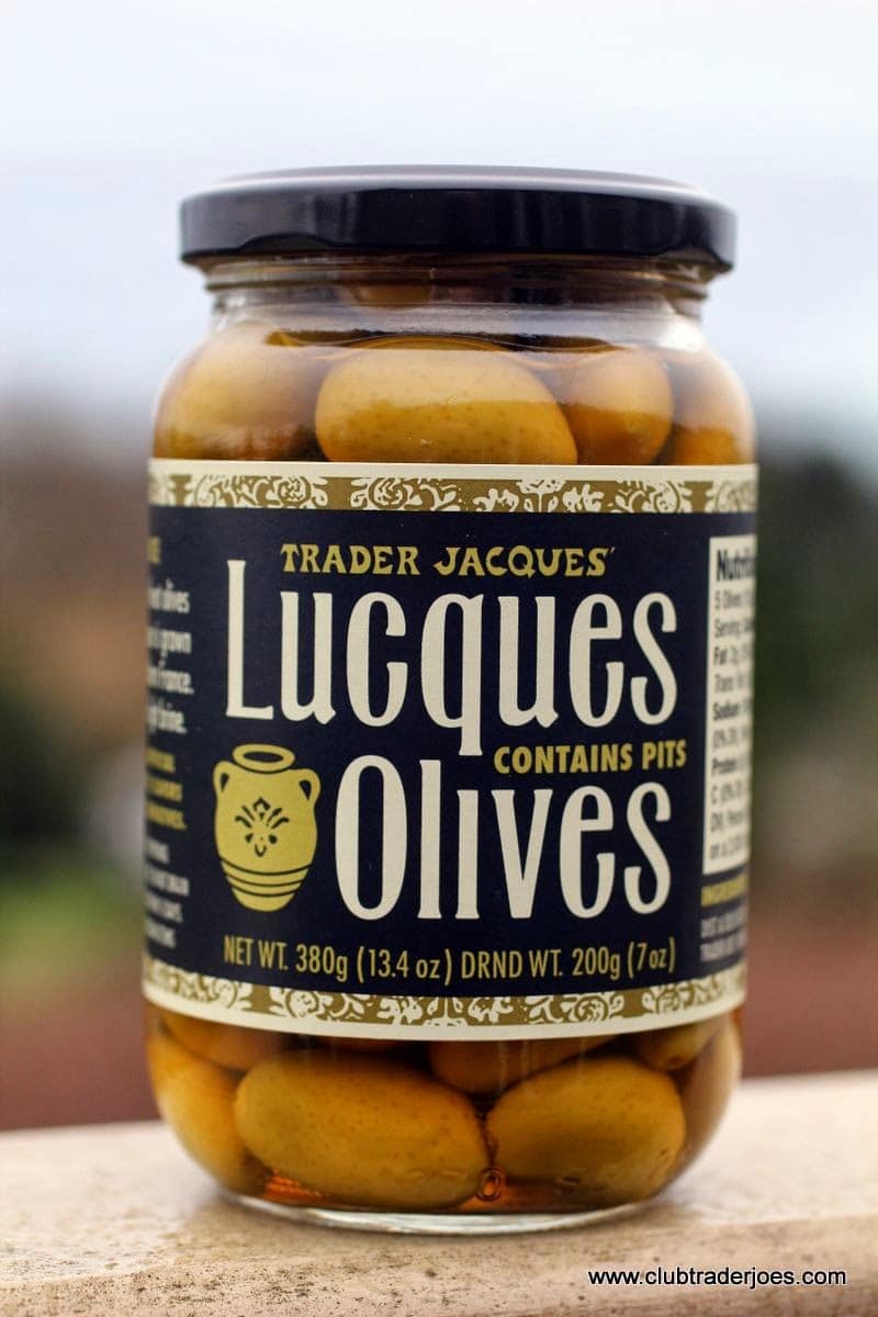 Jar of Trader Jacques' Lucques Olives