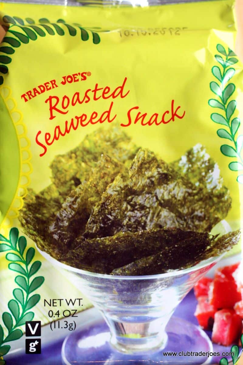 Bag of Trader Joe's Roasted Seaweed Snack