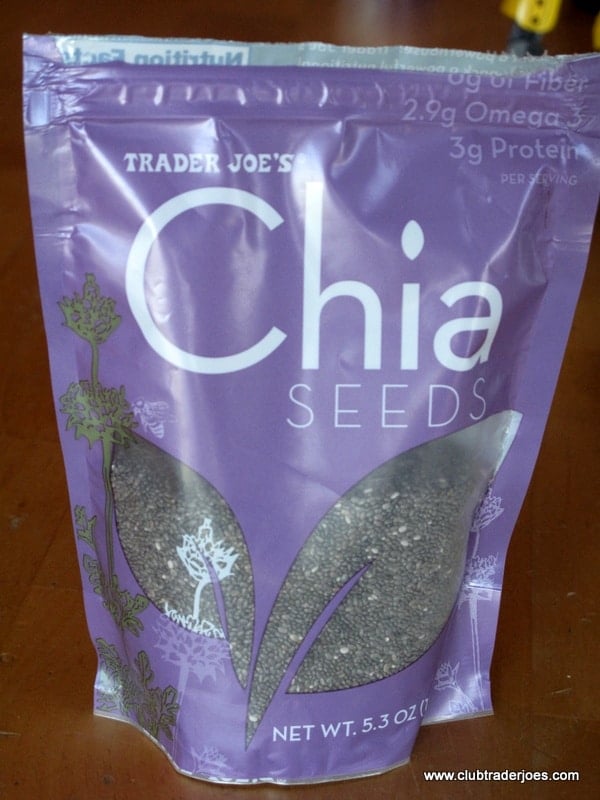 Bag of Trader Joe's Chia Seeds